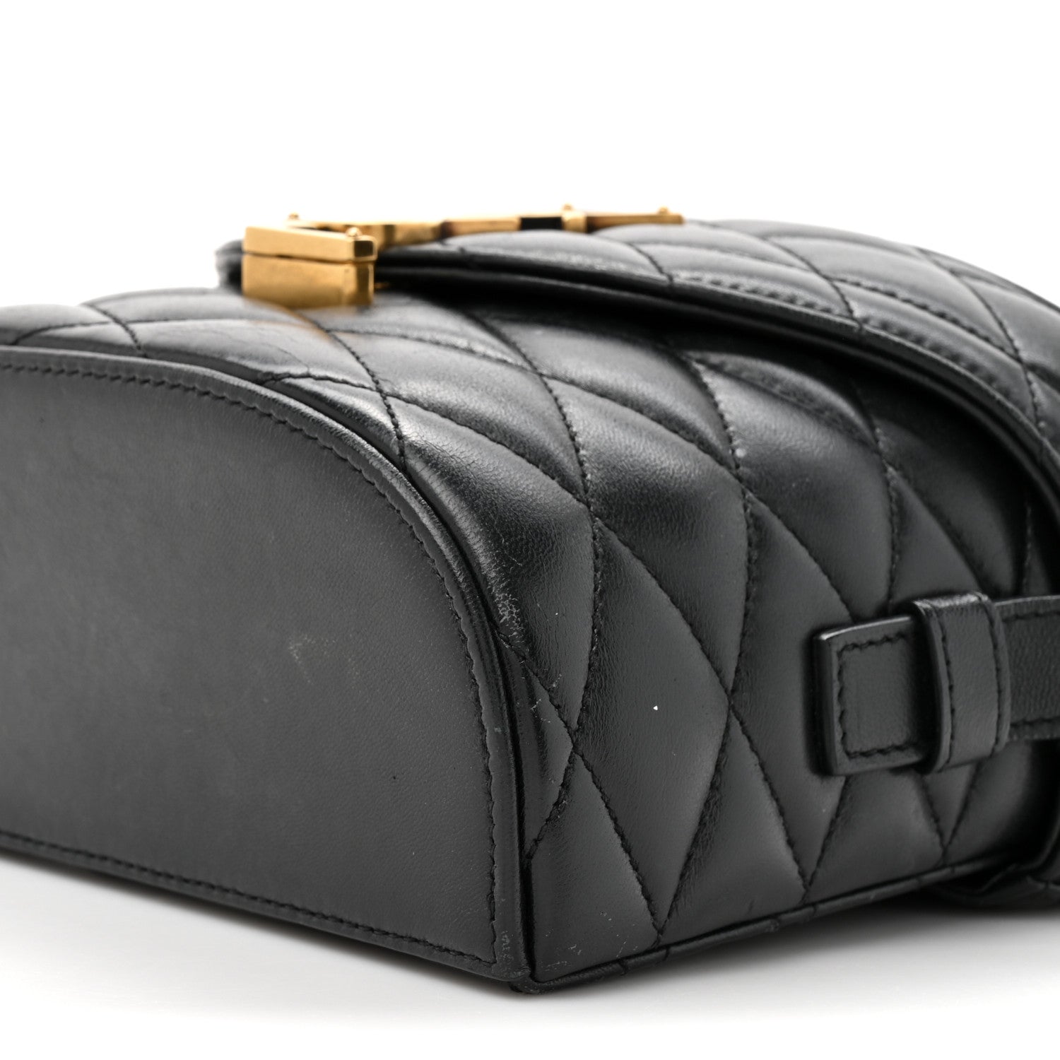 Saint Laurent Lambskin Matelasse Monogram June Box Bag Black 9 of 11
