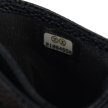 Chanel Caviar Timeless CC Card Holder Black 7 of 7