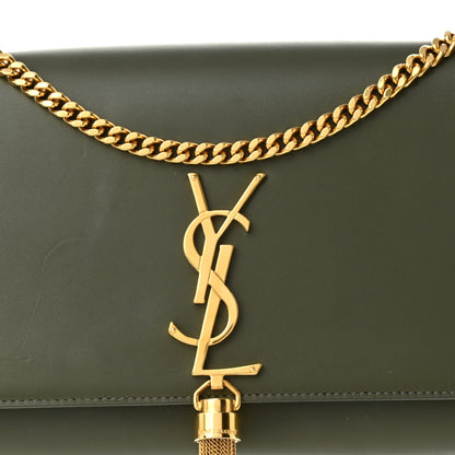 Saint Laurent Smooth Calfskin Medium Classic Monogram Kate Tassel Satchel 8 of 12