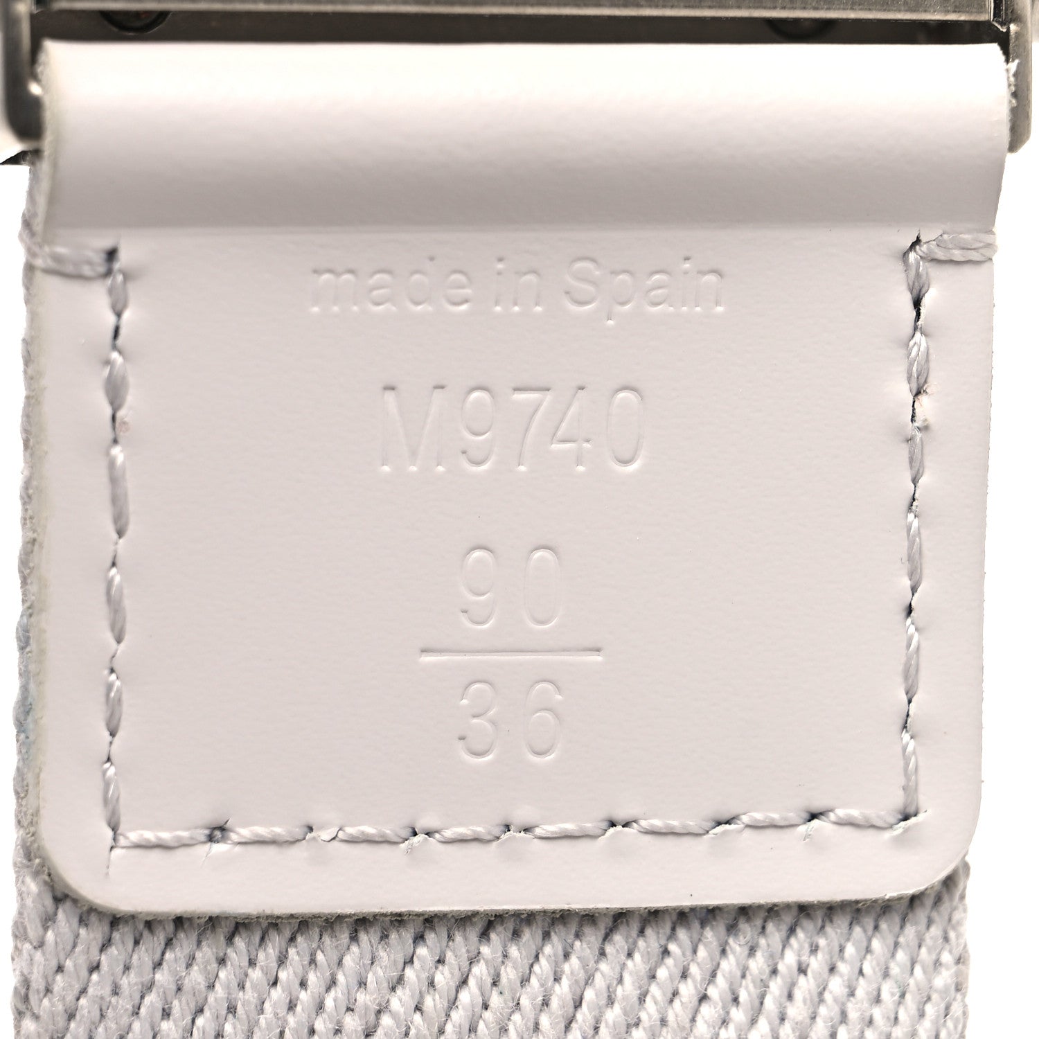 Louis Vuitton Americas Cup Belt 90 36 Grey 3 of 6