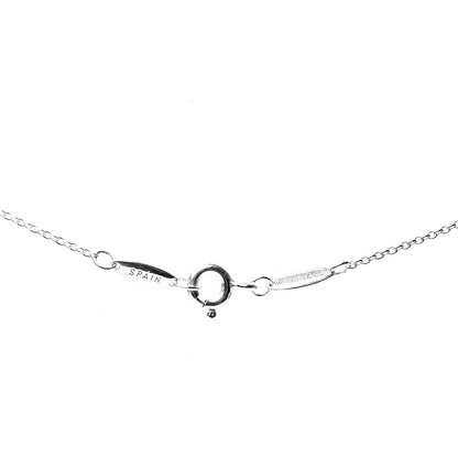 Tiffany Sterling Silver Diamond .05ct Elsa Peretti Diamonds by the Yard Pendant Necklace 4 of 5