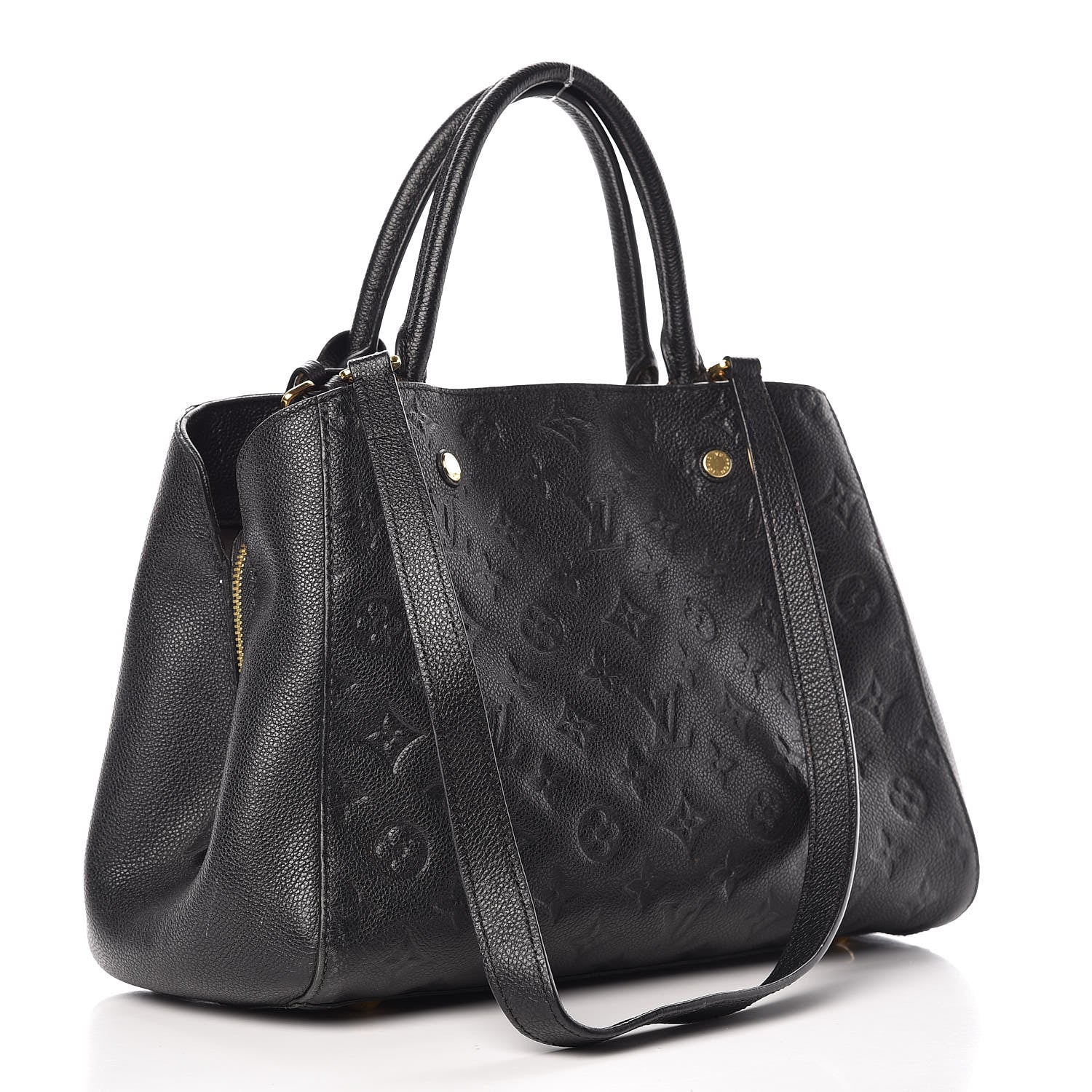 Louis Vuitton Empreinte Montaigne MM Black 3 of 17