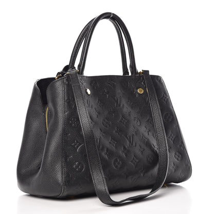 Louis Vuitton Empreinte Montaigne MM Black 3 of 17