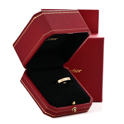 Cartier 18K Yellow Gold 3.5mm LOVE Wedding Band Ring 55 7.25 5 of 5