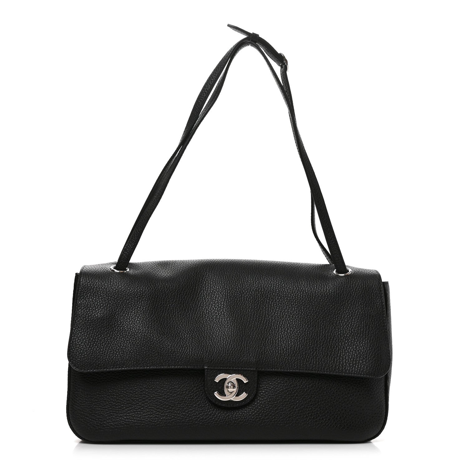 Chanel Grained Calfskin Small Souplissimo Maxi Flap Black 1 of 10