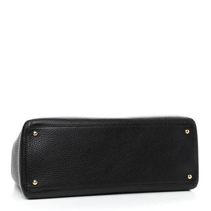 Chanel Calfskin Cerf Executive Shopper Tote Black 4 of 9