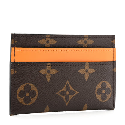 Louis Vuitton Monogram Porte-Cartes Double Card Holder Orange 3 of 7