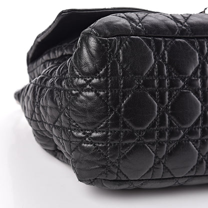 Christian Dior Lambskin Cannage New Lock Flap Black 10 of 11