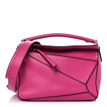 Loewe Calfskin Small Puzzle Bag Fuchsia 1 of 10