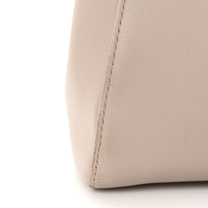 Fendi Nappa Colorblock Mini Peekaboo Iconic Satchel Grigio Polvere Carbone Bloody Mary 16 of 18
