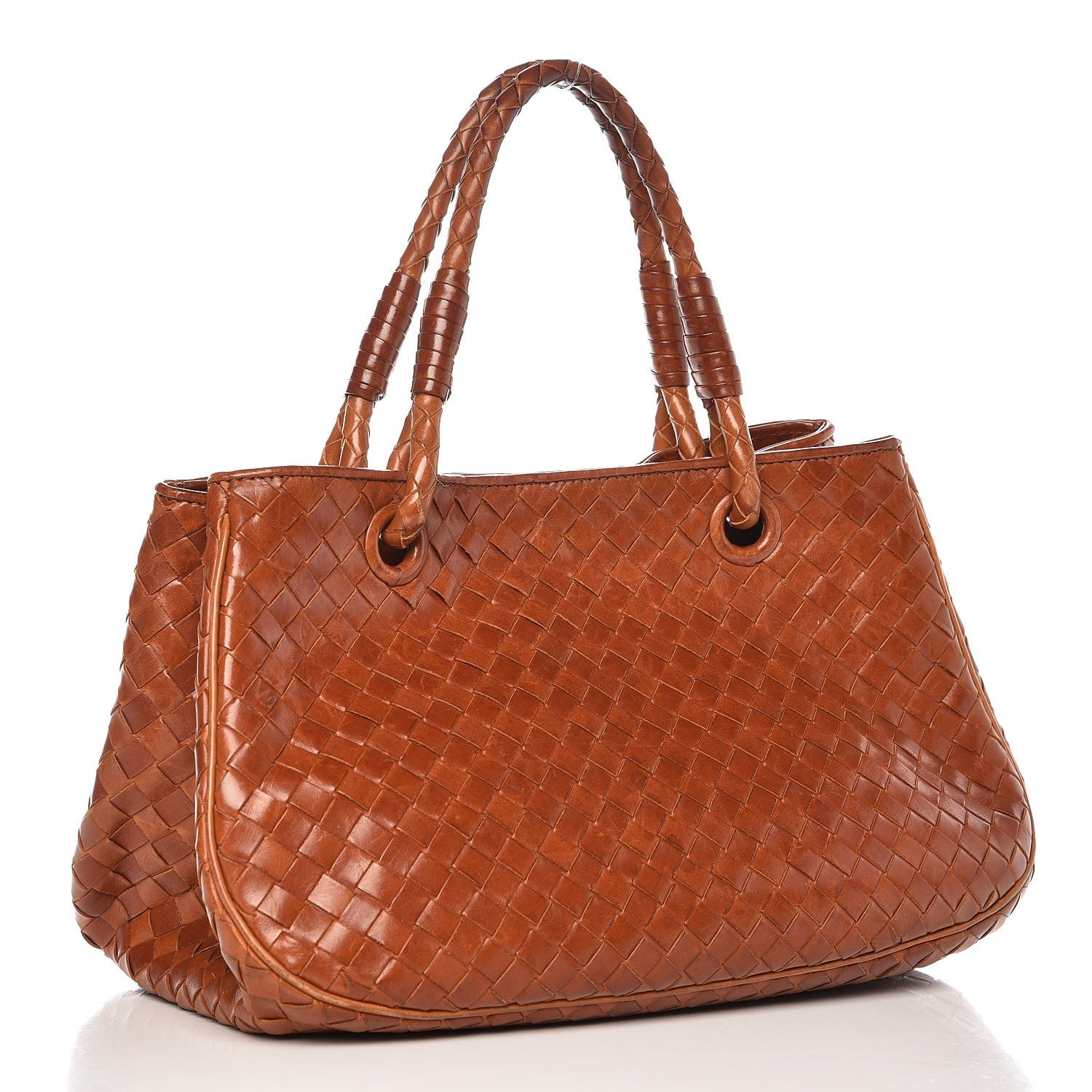 Bottega Veneta Nappa Intrecciato Woven Tote Noce 3 of 10