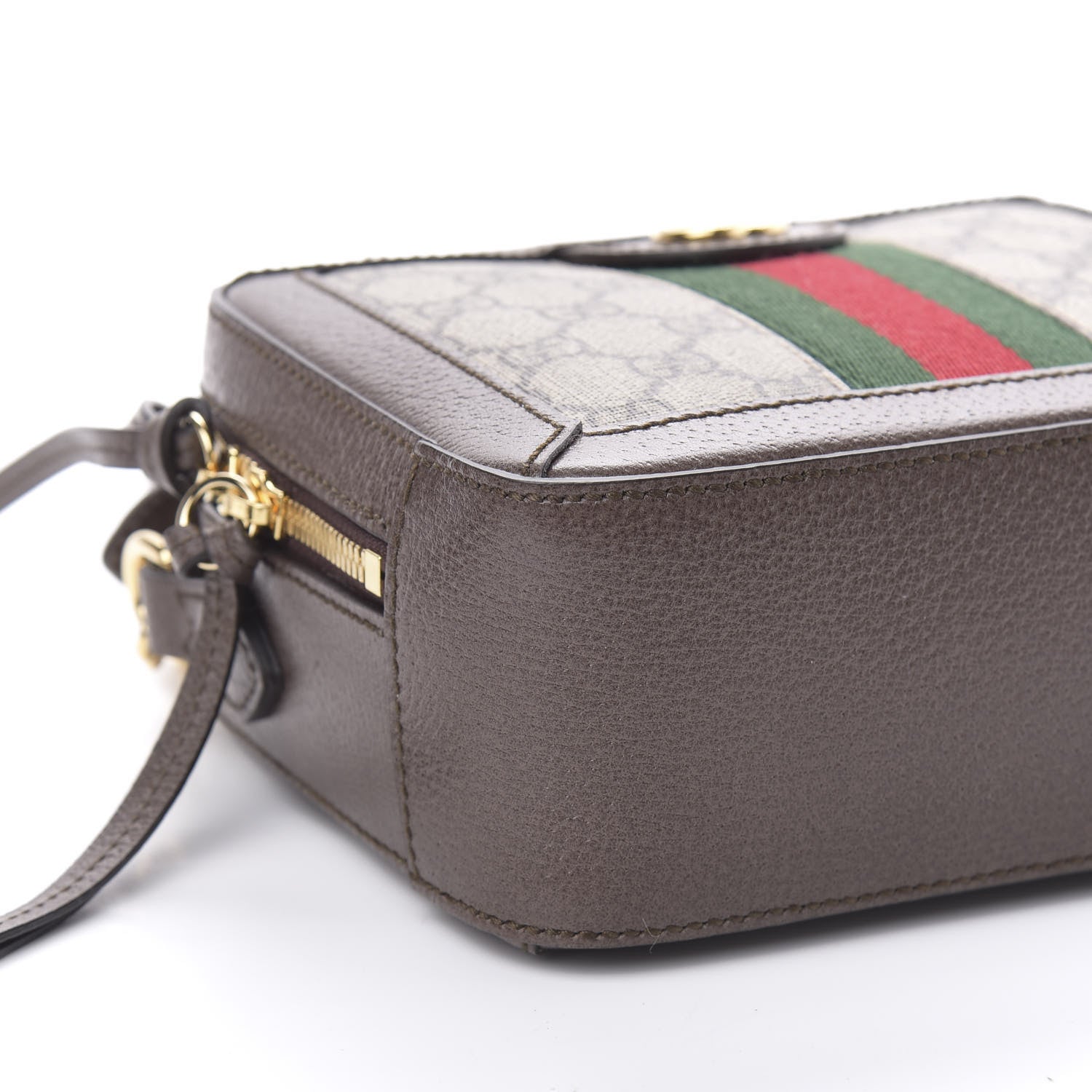 Gucci GG Supreme Monogram Mini Ophidia Top Handle Shoulder Bag Brown 8 of 10