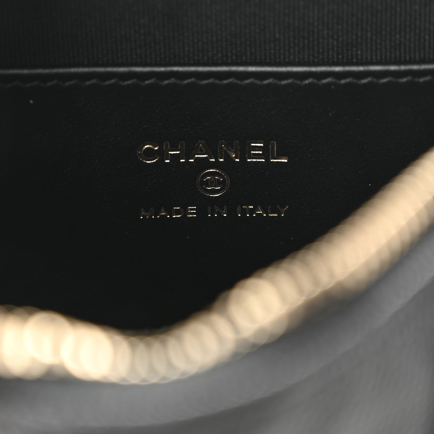 Chanel Shiny Caviar Quilted Bow Pouch Hobo Black 6 of 11