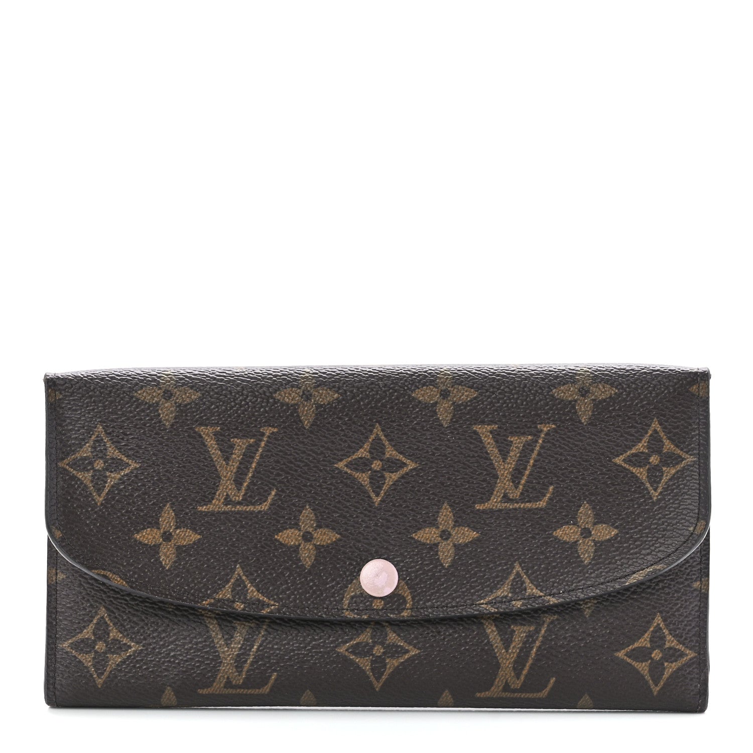 Louis Vuitton Monogram Emilie Wallet Rose Ballerine 1 of 11