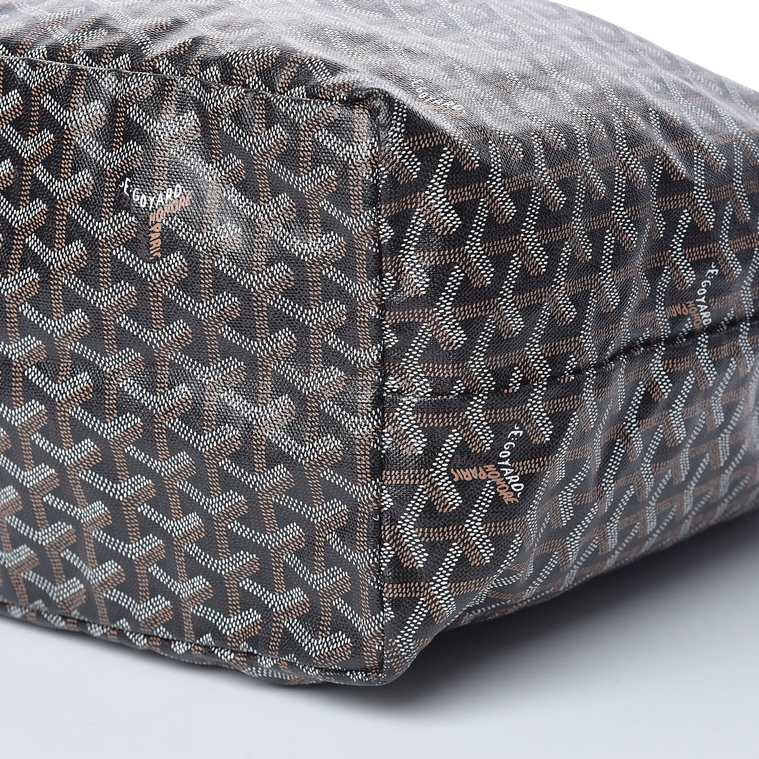 Goyard Goyardine Saint Louis GM Black Gold 14 of 16
