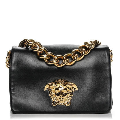 Versace Nappa Palazzo Sultan Shoulder Bag Black 1 of 6