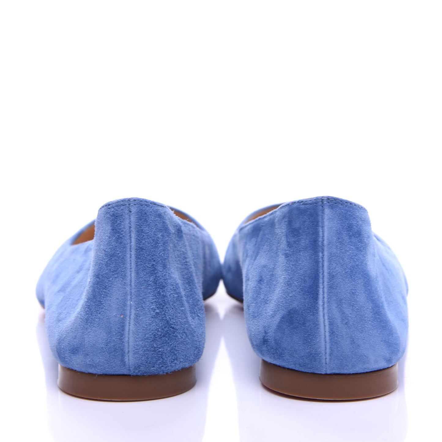 Veau Velours Ballalla Pointy Toe Flats 37.5 Jeans