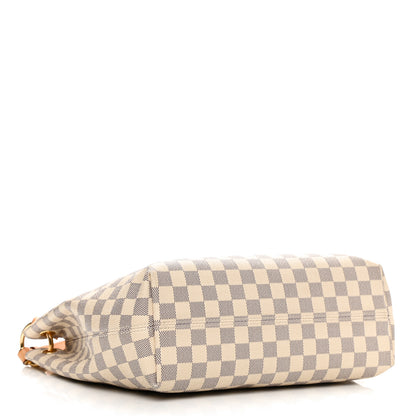 Louis Vuitton Damier Azur Graceful PM Rose Ballerine 4 of 13