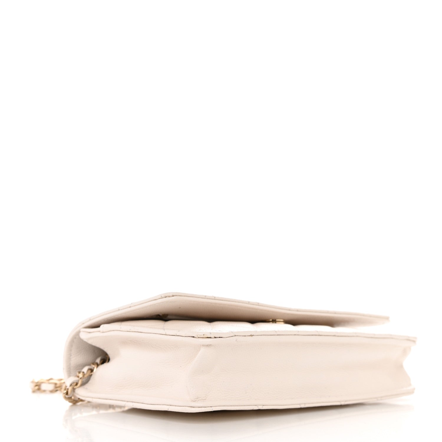 Chanel Caviar Quilted Wallet On Chain WOC White 4 of 13