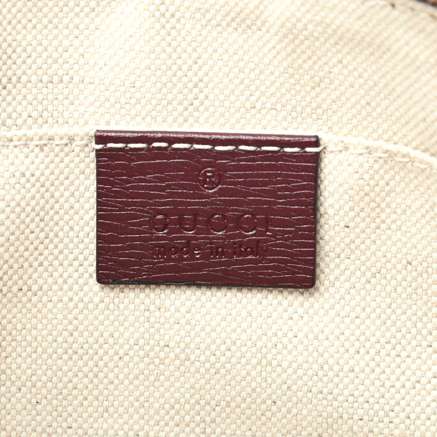 Gucci Calfskin Heartbeat Print Large Pouch New Wine 6 of 7