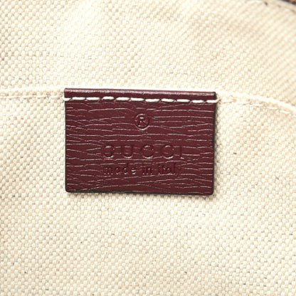 Gucci Calfskin Heartbeat Print Large Pouch New Wine 6 of 7