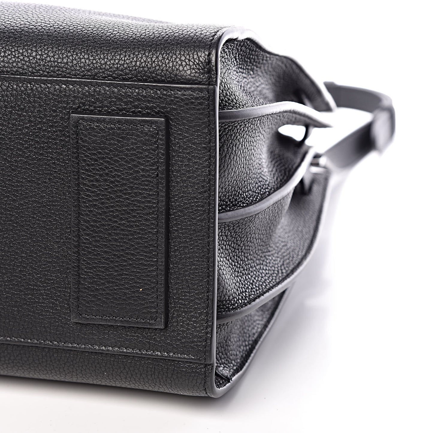 Grained Calfskin Small Supple Sac De Jour Black