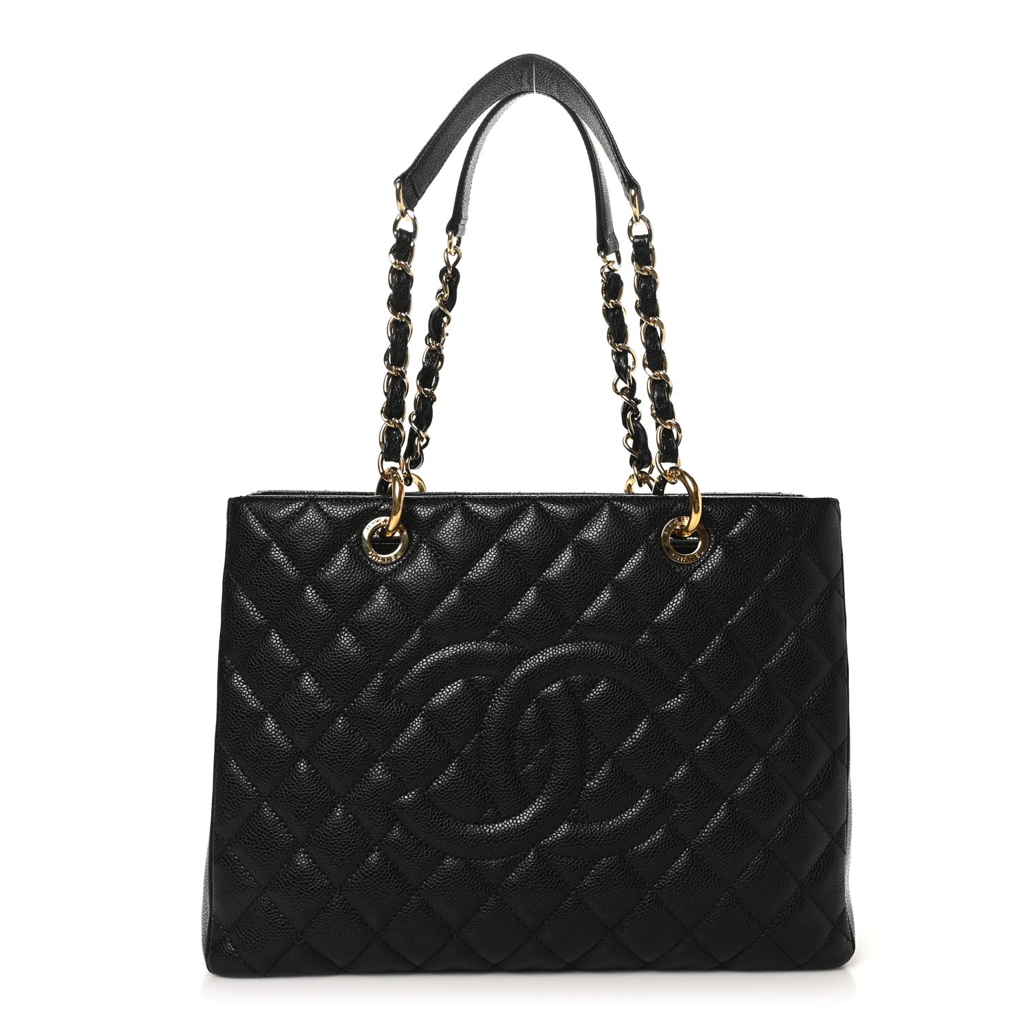 Chanel Caviar Quilted Grand Shopping Tote GST Black 2 of 22