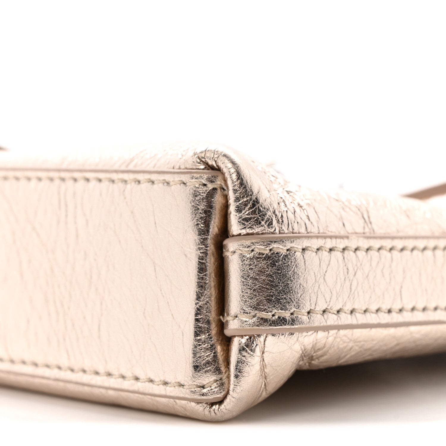 Givenchy Metallic Calfskin Mini Voyou Bag Dusty Gold 10 of 10