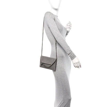 Stella McCartney Shaggy Deer Falabella Wallet Crossbody Bag Grey 2 of 9