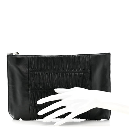 Prada Nappa Gaufre Clutch Nero Black 2 of 10