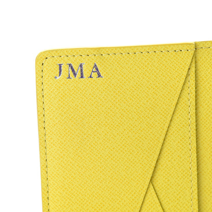 Louis Vuitton Damier Graphite Logo Pocket Organizer Yellow 8 of 9