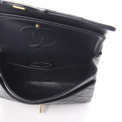 Chanel Lambskin Quilted Medium Double Flap Black 4 of 9