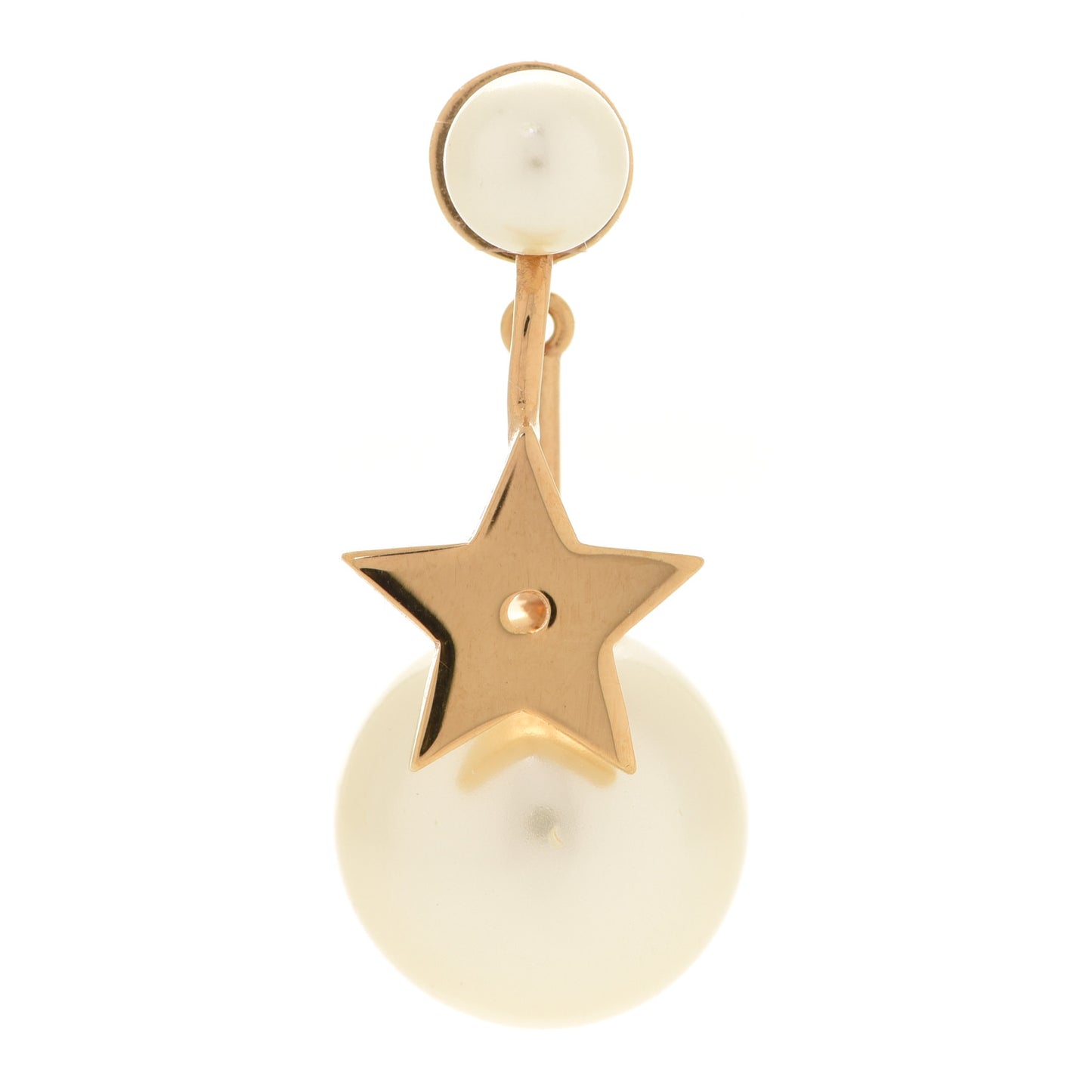 Pearl My ABCDior Tribales Etoile Earring Gold