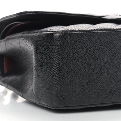 Chanel Caviar Quilted Jumbo Double Flap Black 8 of 9