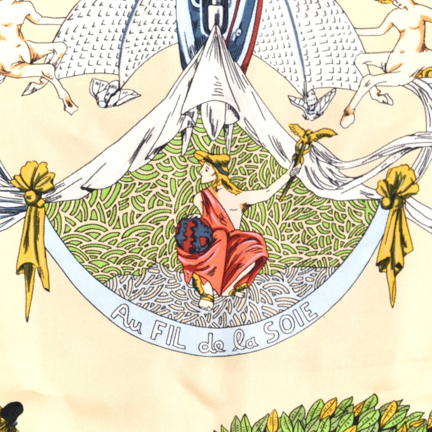 Hermes Silk Au Fil De La Soie Scarf 90 2 of 4