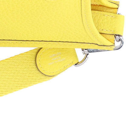 Hermes Taurillon Clemence Evelyne TPM Limoncello 6 of 10