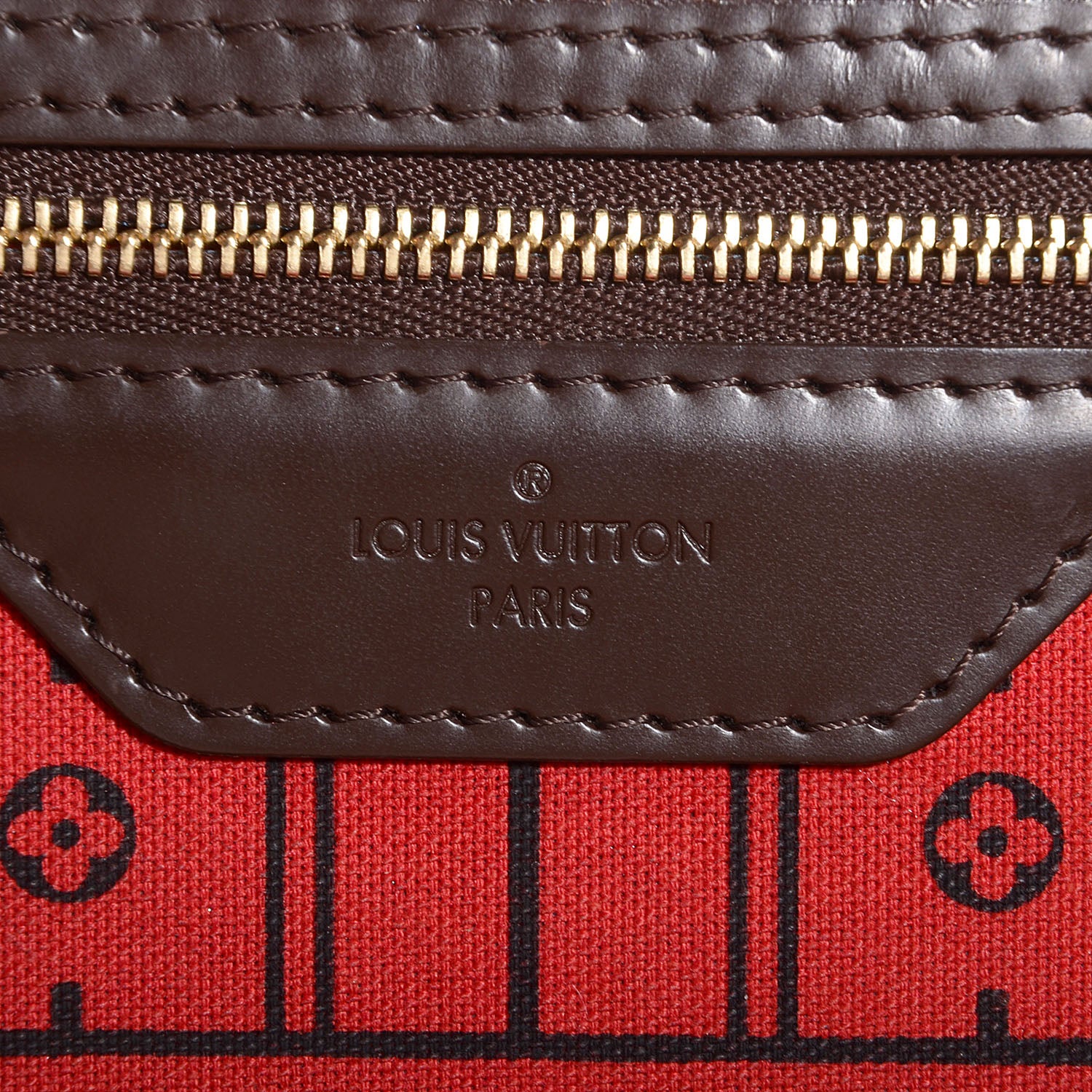 Louis Vuitton Damier Ebene Neverfull GM 7 of 8