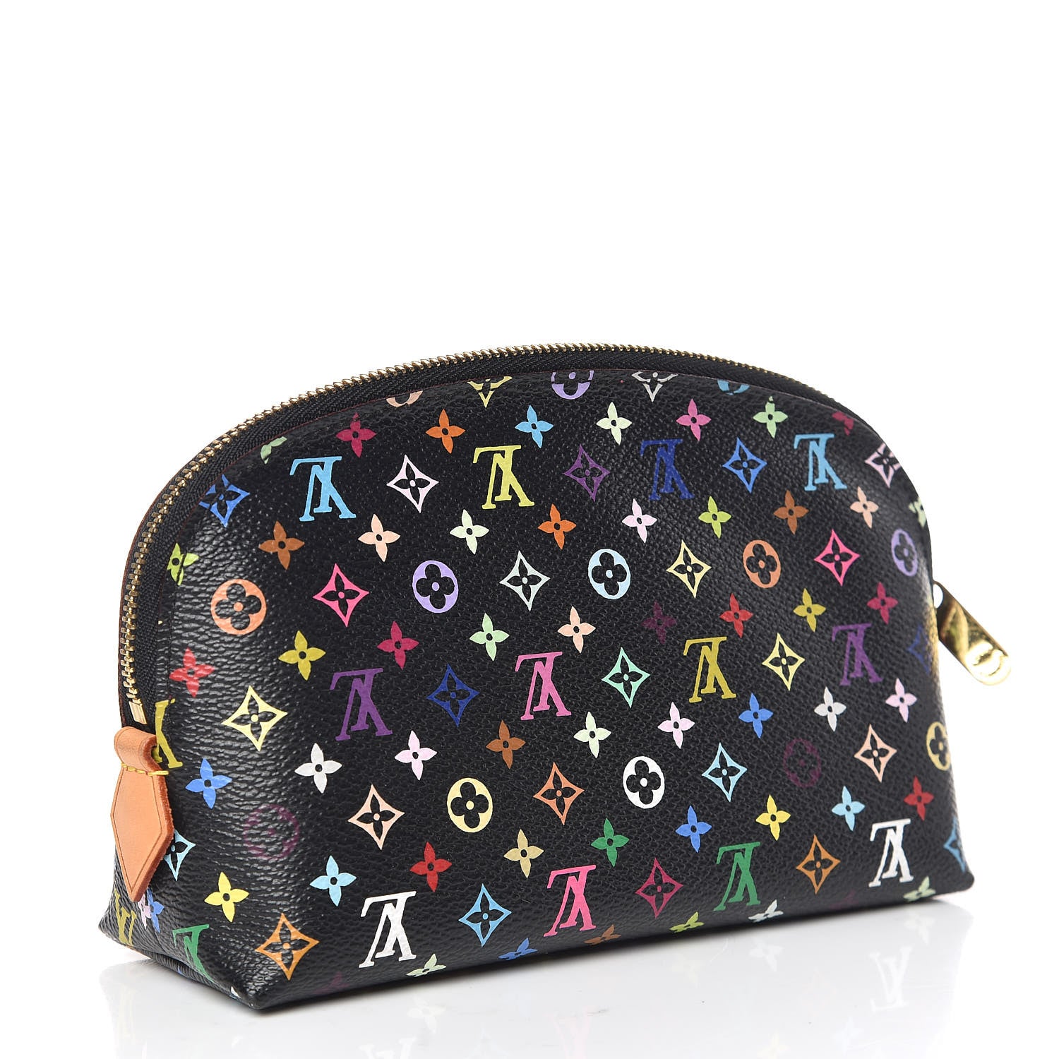 Louis Vuitton Monogram Multicolor Cosmetic Pouch Black Grenade 3 of 10
