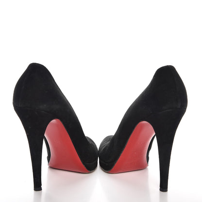 Christian Louboutin Suede Pumps 38.5 Black 6 of 9