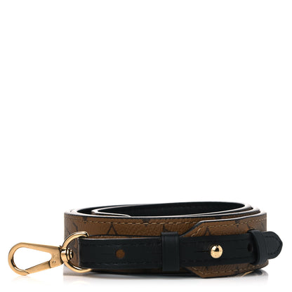 Louis Vuitton Reverse Monogram Bandouliere Shoulder Strap XL Black 1 of 8