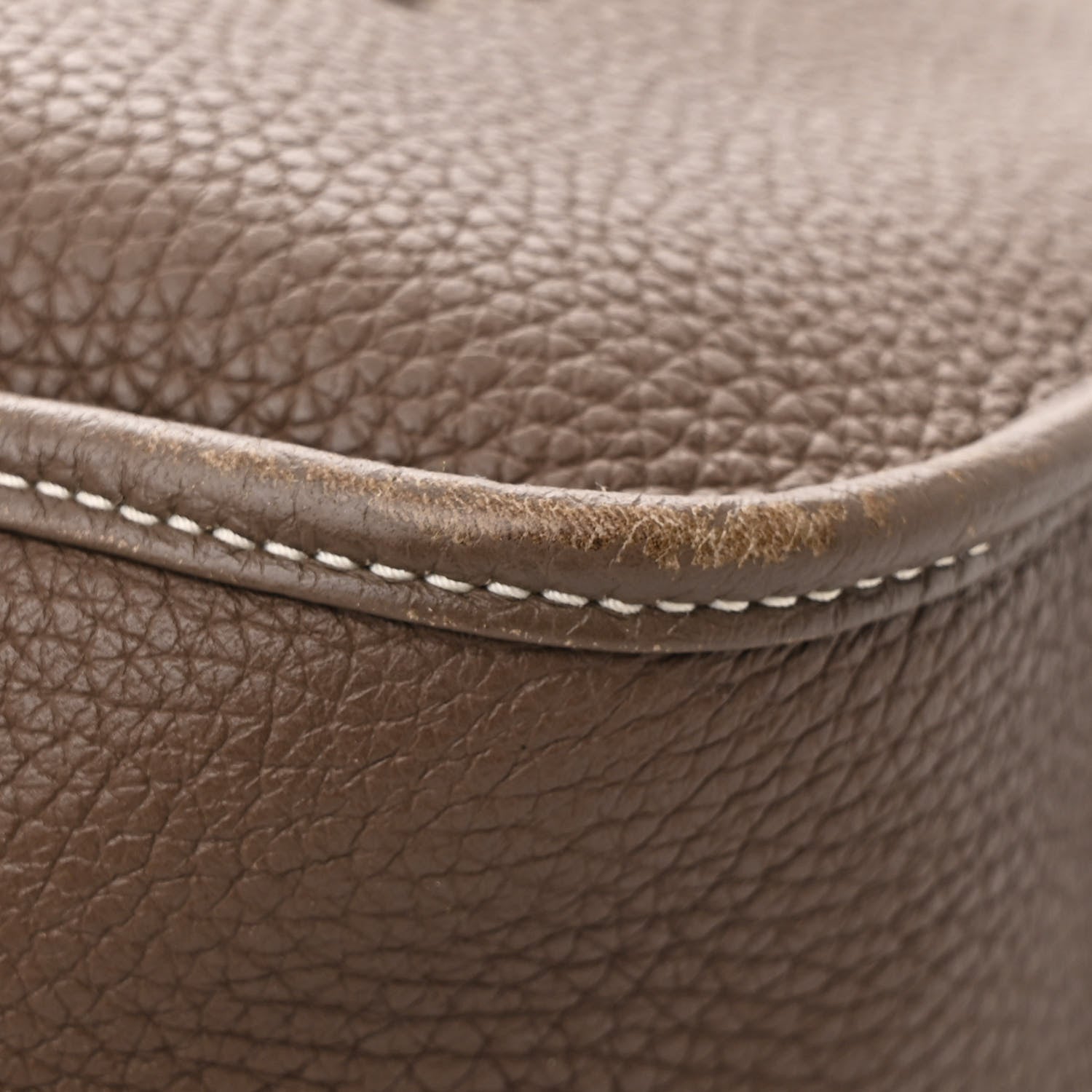 Hermes Taurillon Clemence Evelyne III PM Etoupe 12 of 15