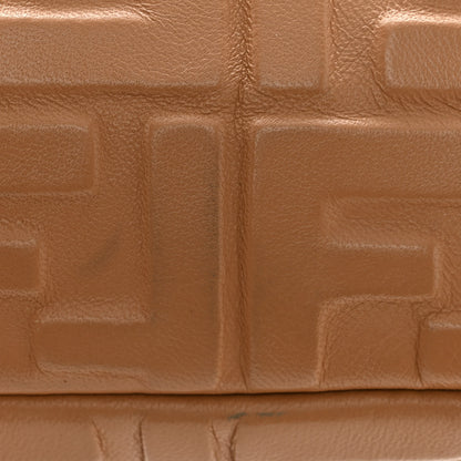 Fendi Nappa FF 1974 Embossed Baguette Miele Scuro 19 of 21