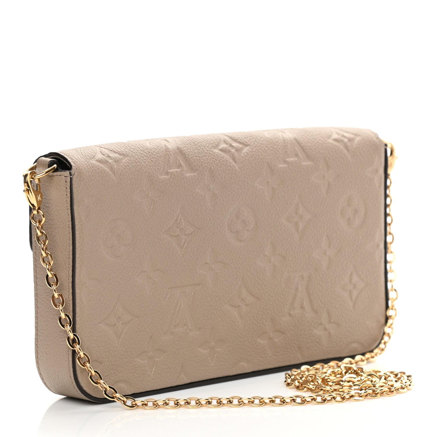 Louis Vuitton Empreinte Pochette Felicie Chain Wallet Tourterelle 4 of 12