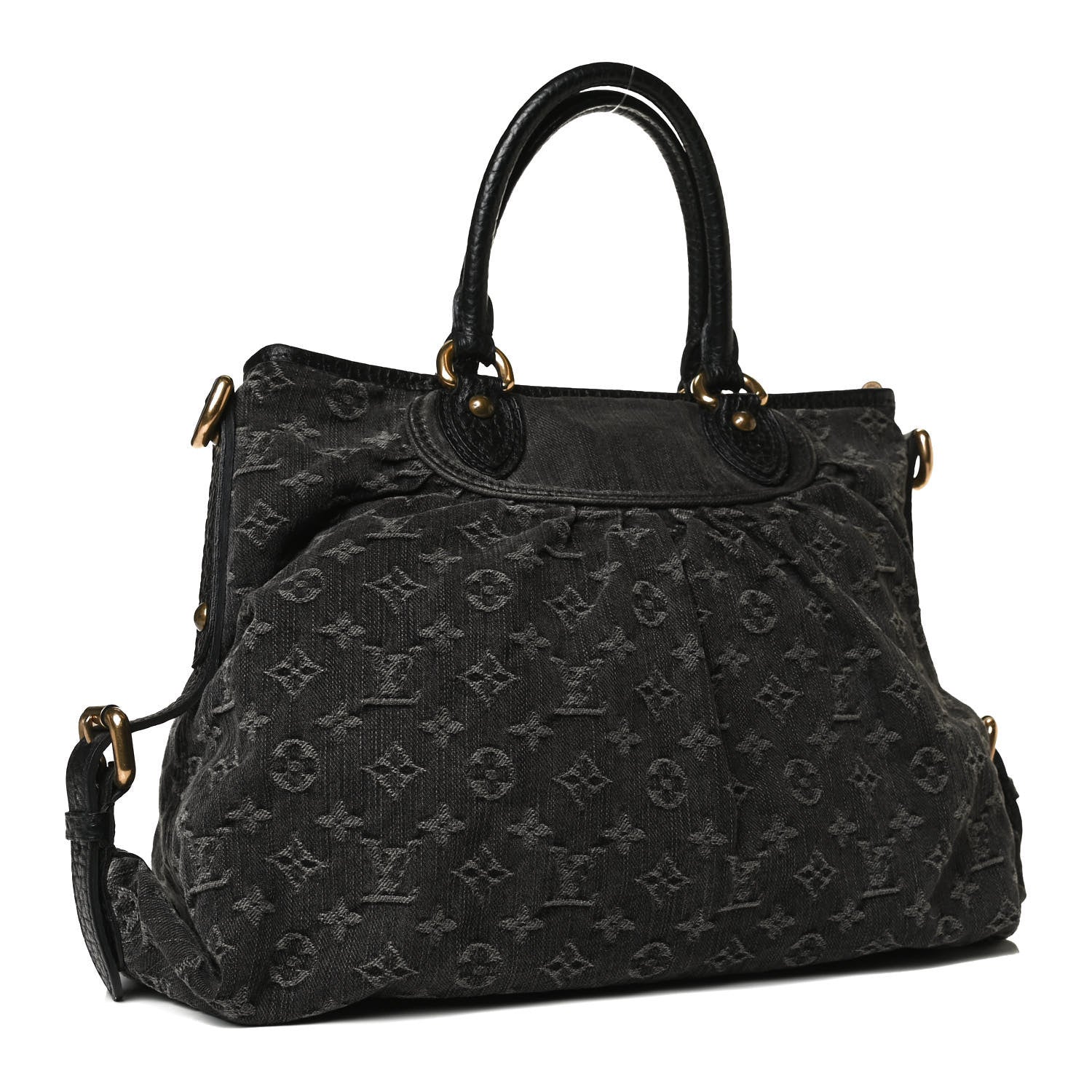 Louis Vuitton Denim Neo Cabby GM Black 2 of 12