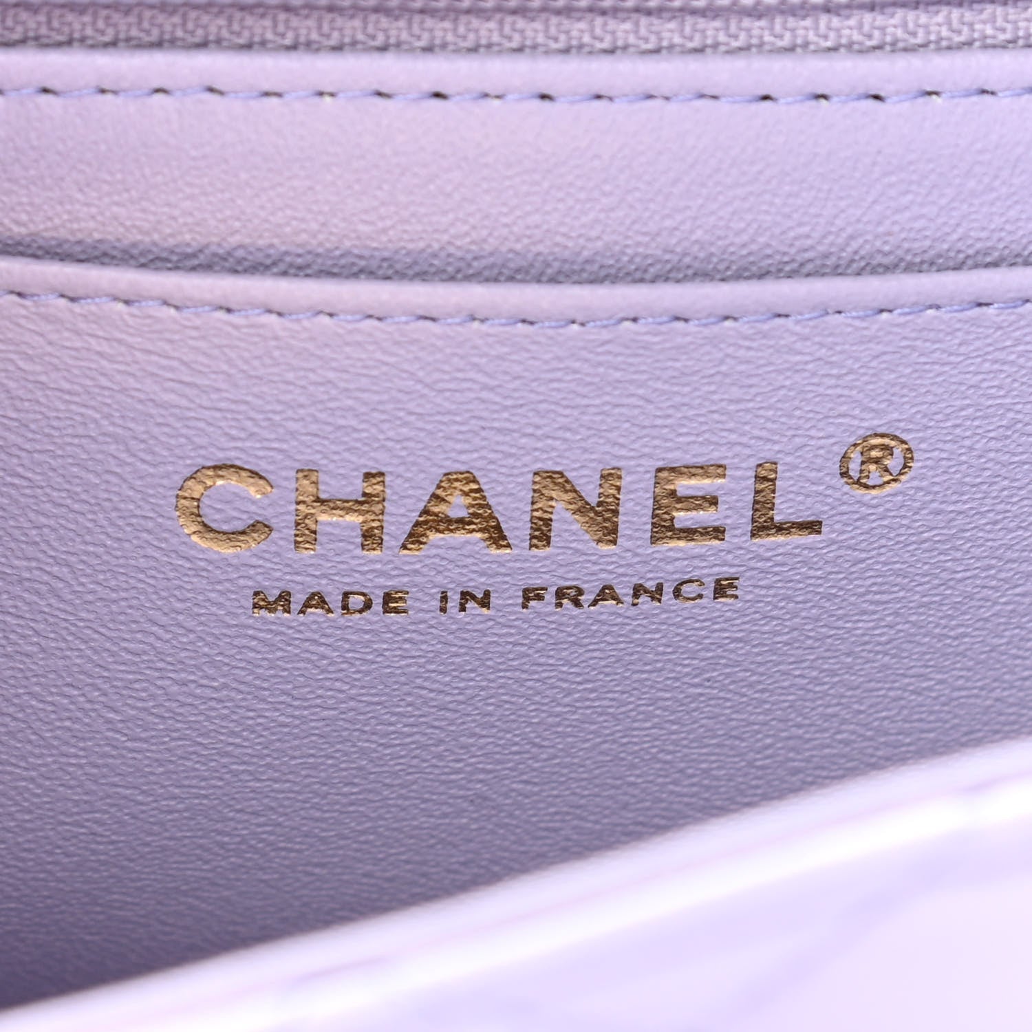 Chanel Lambskin Quilted Mini Top Handle Rectangular Flap Light Purple 6 of 11