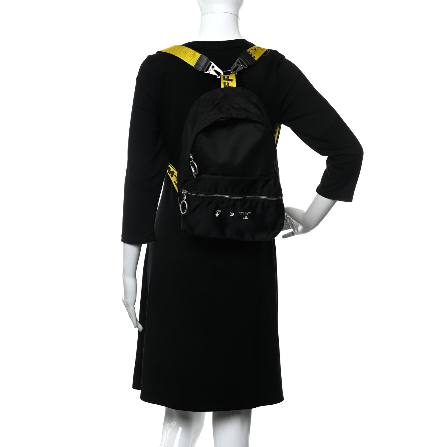 Off-White Nylon Mini Icon Backpack Black 2 of 13