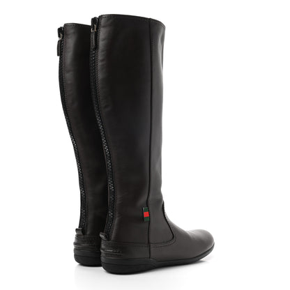 Gucci Calfskin Riding Boots 35.5 Brown 4 of 8