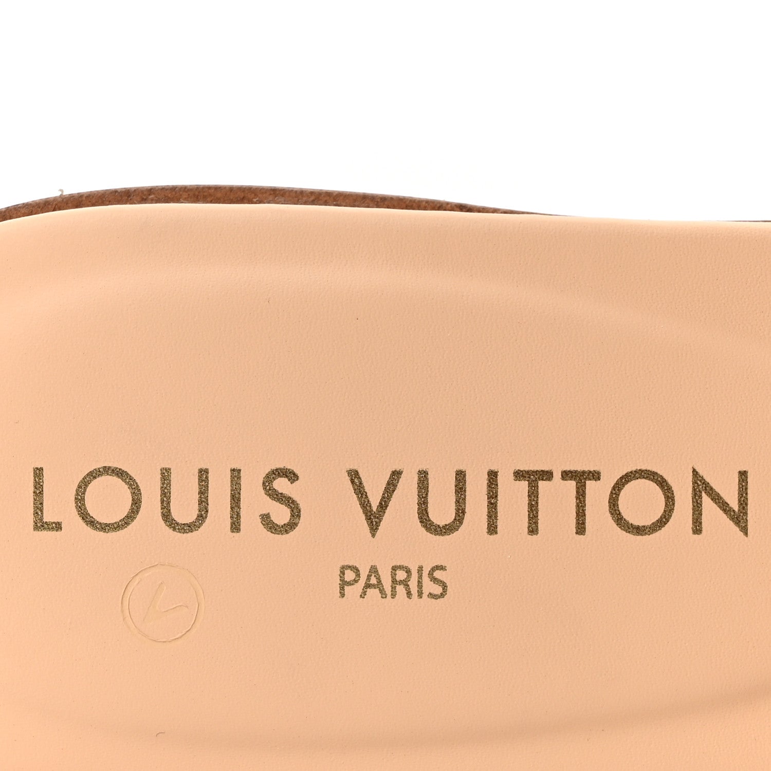 Louis Vuitton Damierlicious Neo Revival Flat Mule Sandals 40 Rose Peach 8 of 10