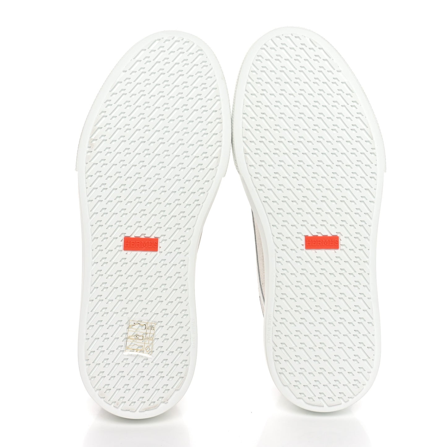 Canvas Calfskin Get Sneakers 39.5 Prunoir Blanc