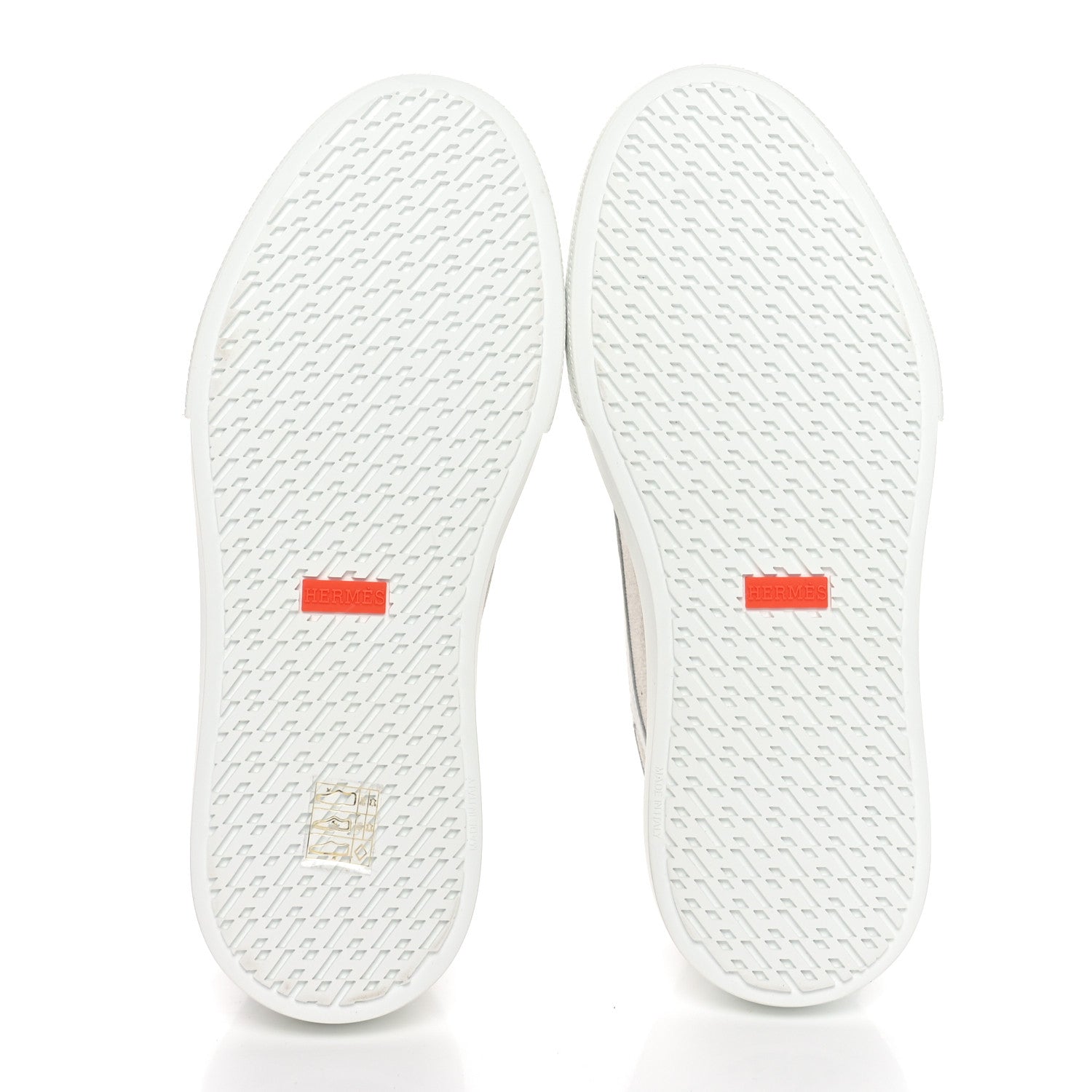 Hermes Canvas Calfskin Get Sneakers 39.5 Prunoir Blanc 5 of 7